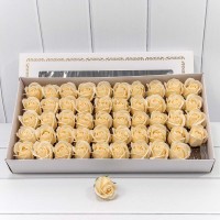 Декоративный цветок-мыло "Роза" класс А Оранжево-персиковый 5,5*4 50шт. 1/20 Арт: 420058/28