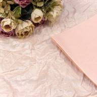 Бумага в листах "Тишью" Водостойкая 50*70 (20 шт.) 38г Бледно-розовый 1/60 Арт: 0001102/25 - Бумага в листах "Тишью" Водостойкая 50*70 (20 шт.) 38г Бледно-розовый 1/60 Арт: 0001102/25