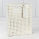 Пакет подарочный с тиснением (551) 18*23*10 210г Белый 1/20 1/360 Арт: 000551E/1