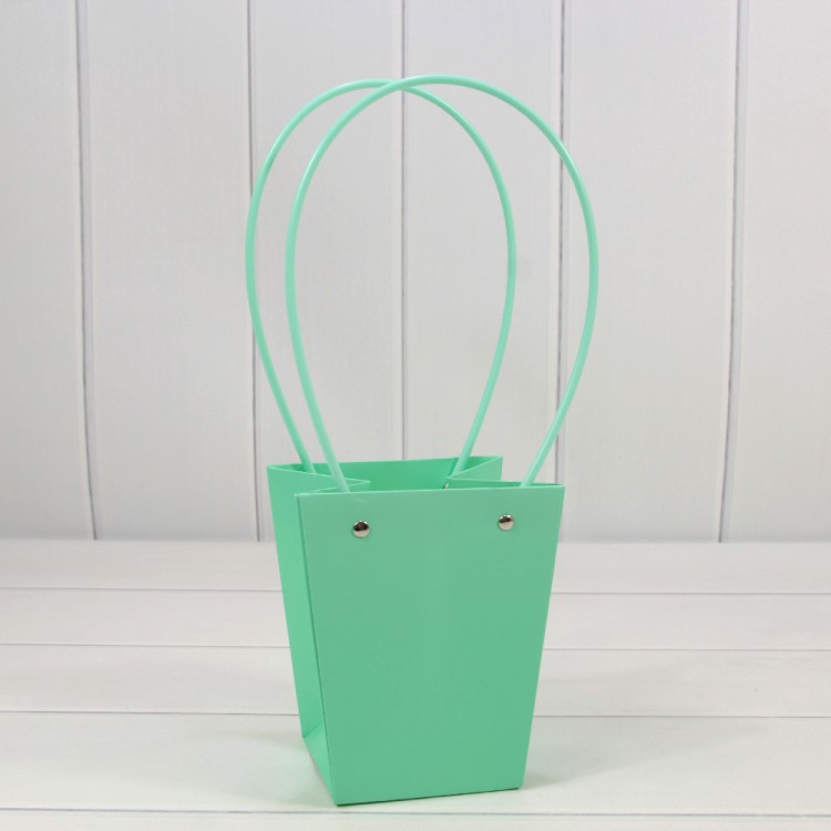 Пакет подарочный "Ваза для цветов" 15,5*13*9,5 Тиффани 1/10 1/150 Арт: 000170G/3375