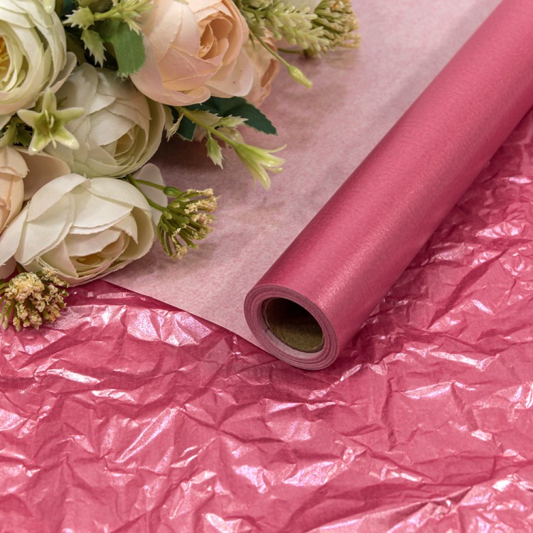 Бумага "Тишью" Водостойкая 0,5*10м 38г Лиловый 1/30 Арт: 0001200/22