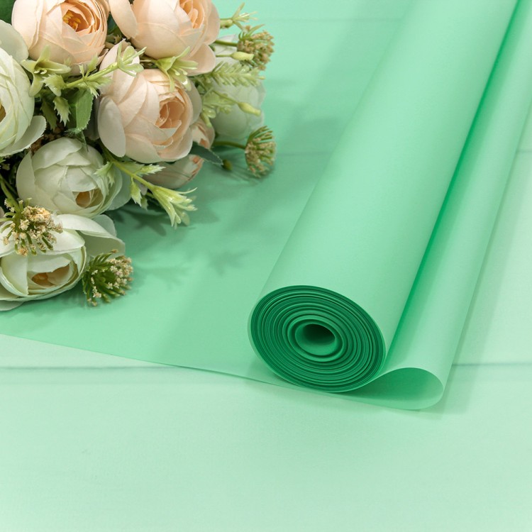 Плёнка 0,59*34м 900г матовая однотонная 55мкм Магическая мята 1/6 1/12 Арт: 90057/0921