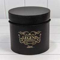 Коробки Цилиндр Набор 1/3 18,3*17,2 "Legend" Чёрный 1/12 Арт: 720189/2