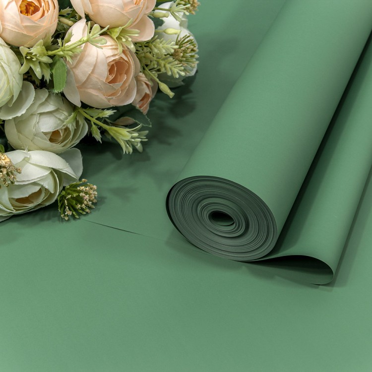 Плёнка 0,59*34м 900г "Корейская" 65мкм Синевато-зелёный 1/6 1/12 Арт: 90038/556