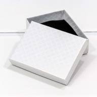 Коробка Прямоугольная 9*7*2,8 "Ромбики" Белый 1/12 1/480 Арт: 61279/2 - Коробка Прямоугольная 9*7*2,8 "Ромбики" Белый 1/12 1/480 Арт: 61279/2