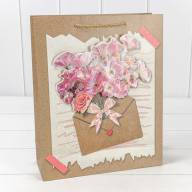 Пакет подарочный с 3D аппликацией "Цветы" (микс 115) 26*32*10 210г 1/20 1/240 Арт: 000115C - Пакет подарочный с 3D аппликацией "Цветы" (микс 115) 26*32*10 210г 1/20 1/240 Арт: 000115C